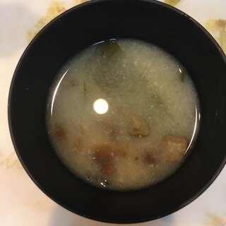 ☆なめことわかめのお味噌汁☆